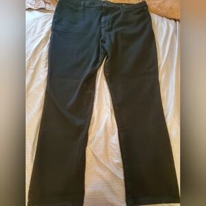 American Eagle Outfitters Womens Black Stretch Pants Size 22 Regular